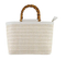 Chic & Functional by Tote Bag with Unique Bamboo Handle Design