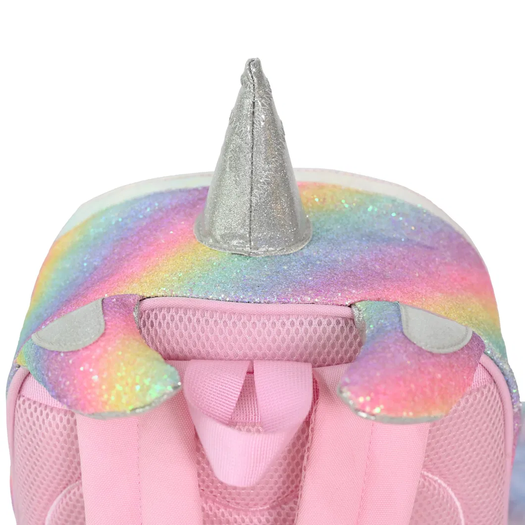 Sparkling Unicorn Backpack for Girls - Vibrant Cartoon Style
