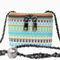 Handwoven Mini Crossbody Bag in Vibrant Rainbow Colors