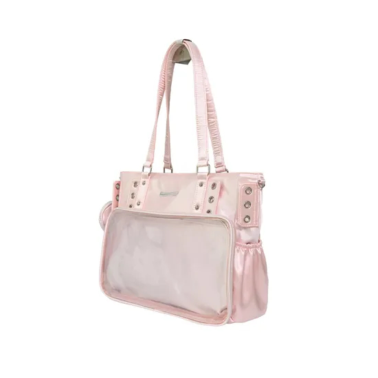 Stylish Pink Tote Bag for Women - Ideal for Shopping Trips