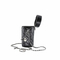 Chic Leather and Metal Chain Bucket Bag for Makeup
