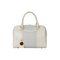 Elegant off-White Handbag with Stylish Cylindrical Design for Women