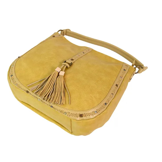 Vintage Yellow Crossbody Bag for Women - Stylish and Functional