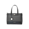 Chic Black PU Tote Bag for Daily Minimalist Style