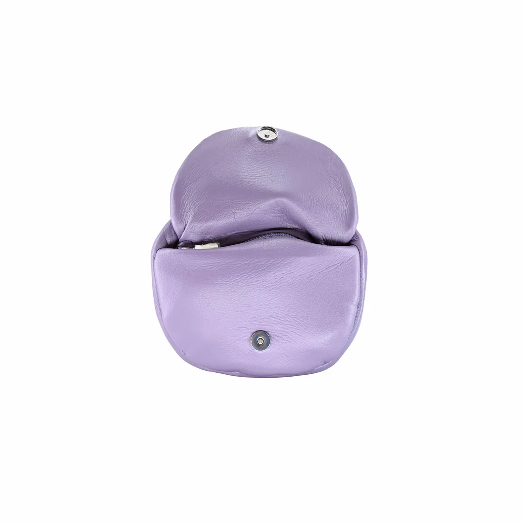 Soft Waxy Leather Handbag Bread Cell Phone Shoulder Bag