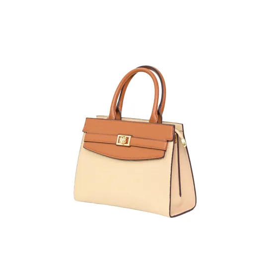 Elegant Brown PU Tote Bag for Women – Fashionable Handbag