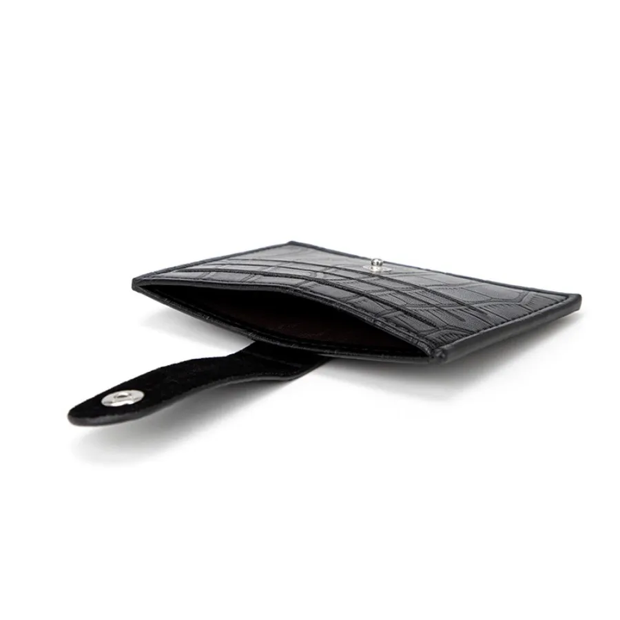 Minimalist Textured Design PU Leather Men&prime;s Wallet and Card Holder