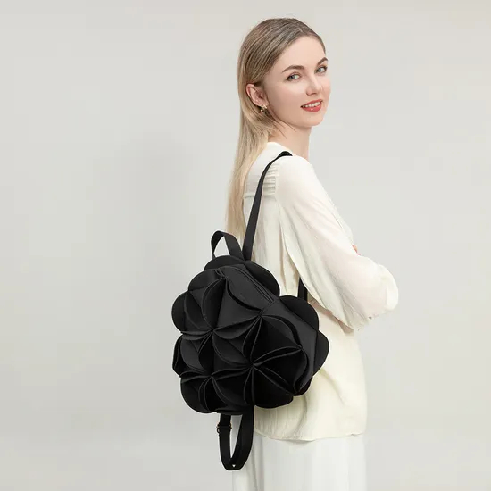 Stylish Floral Design Women′s Phone Bag and Backpack Combo