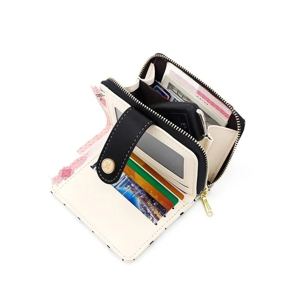 Elegant and Stylish Irregular Pattern Ladies&prime; Wallet and Coin Purse
