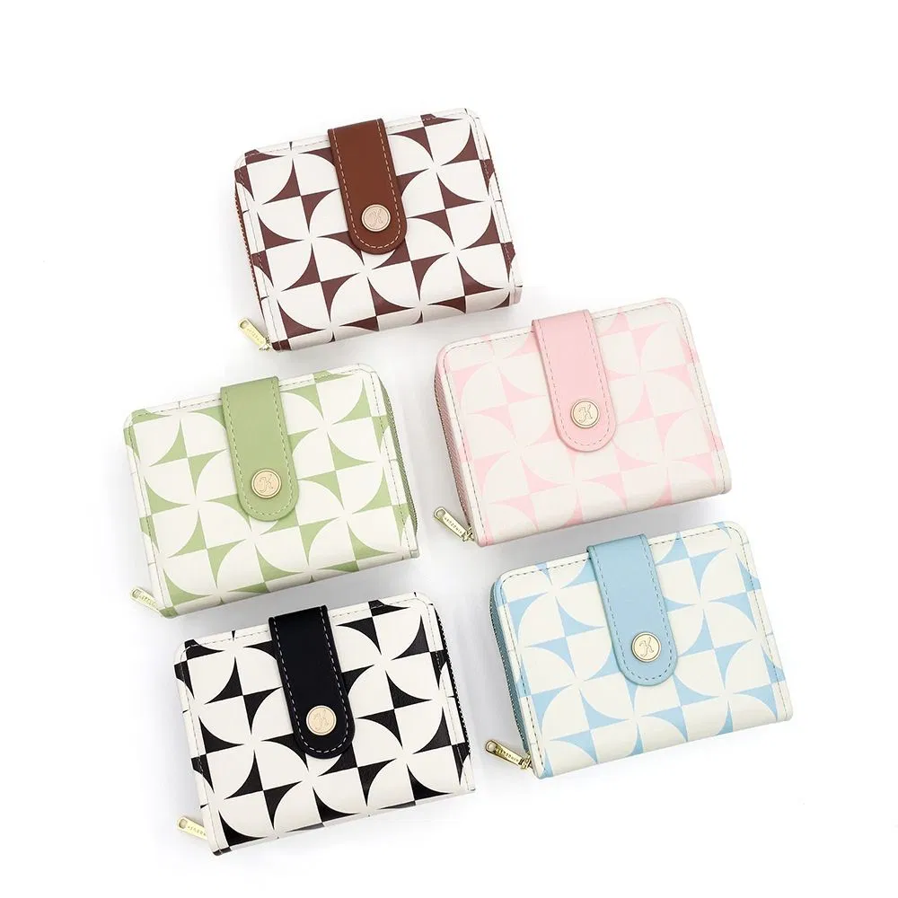 Elegant and Stylish Irregular Pattern Ladies&prime; Wallet and Coin Purse