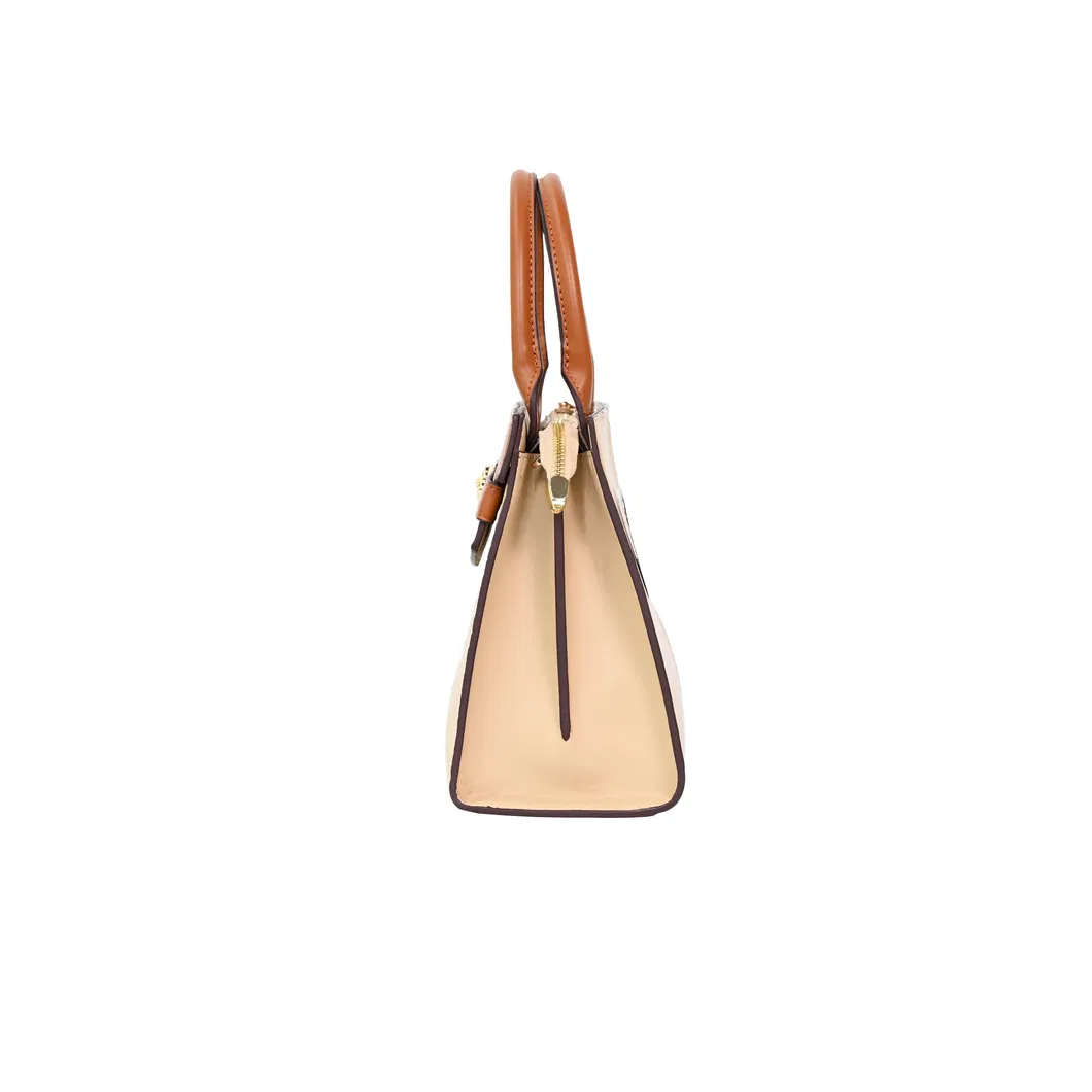 Chic Brown PU Tote Bag for Women: Trendy and Versatile