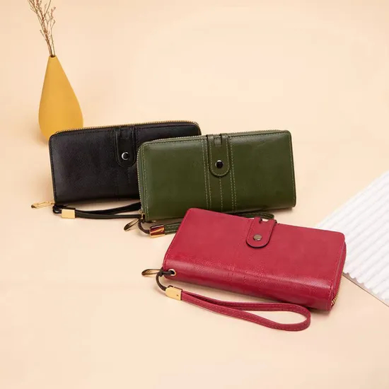 Minimalist and Stylish Premium PU Glossy Wallet for Men and Women