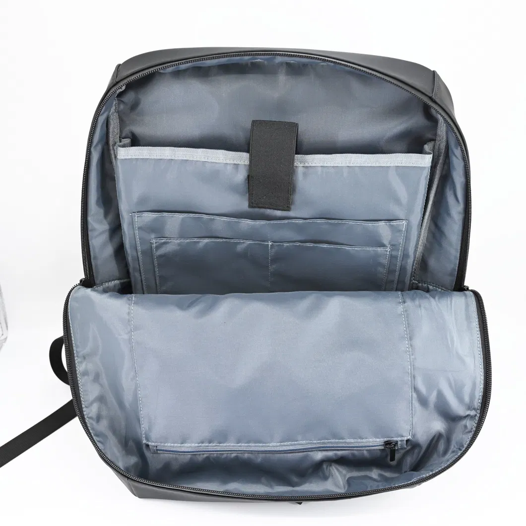 Modern Black Backpack: The Ultimate Laptop Companion for Work and Study
