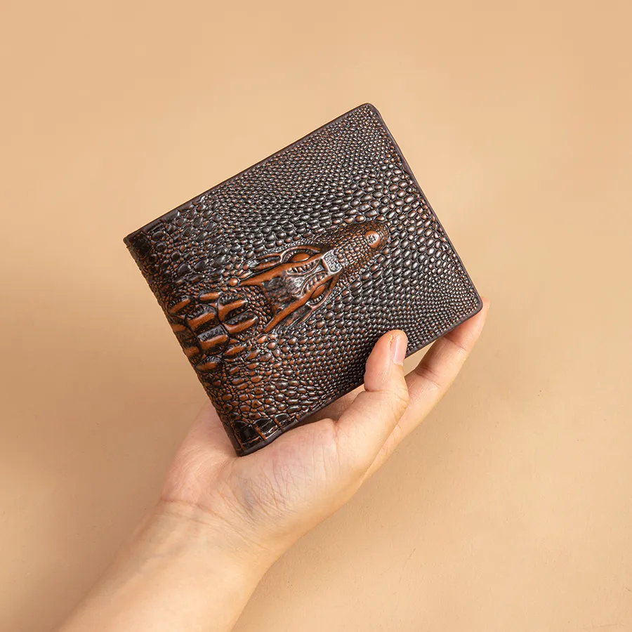 Elegant Black and Brown Wallet for Modern Men