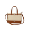 Chic Brown Leather Zip-Top Shoulder Bag: Timeless Style Meets Everyday Functionality