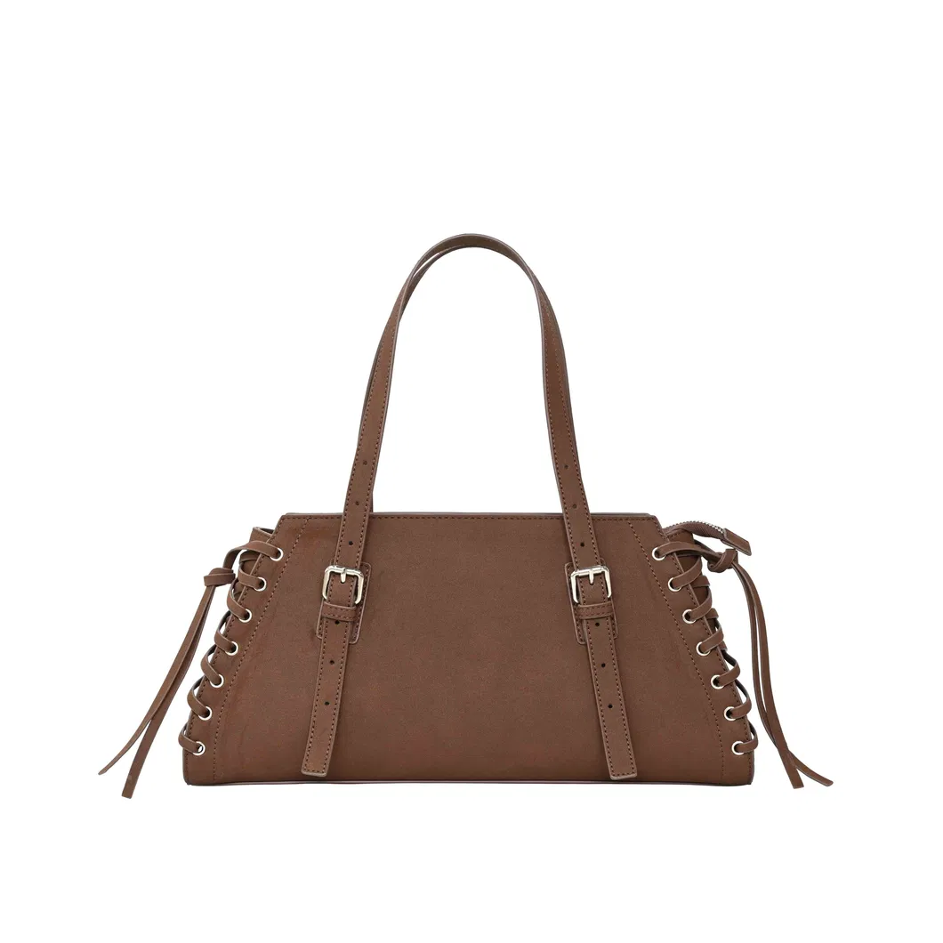 Vintage Brown Rope Design Tote Bag for Stylish Outings