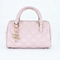 Elegant Minimalist Tote Bag with Pink Accents for Stylish Women