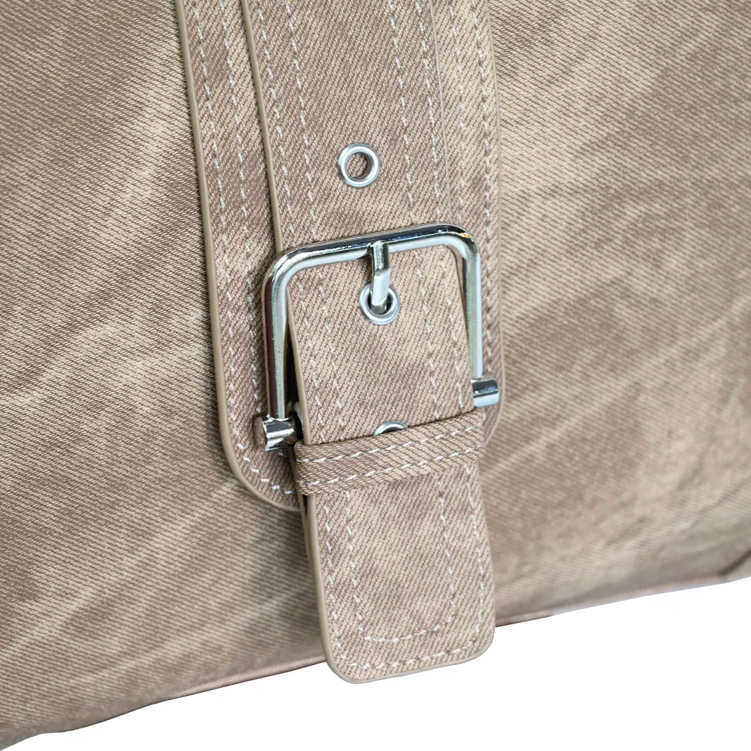 Brown Vintage Crossbody Bag Stylish Unisex Design with Classic Retro Style