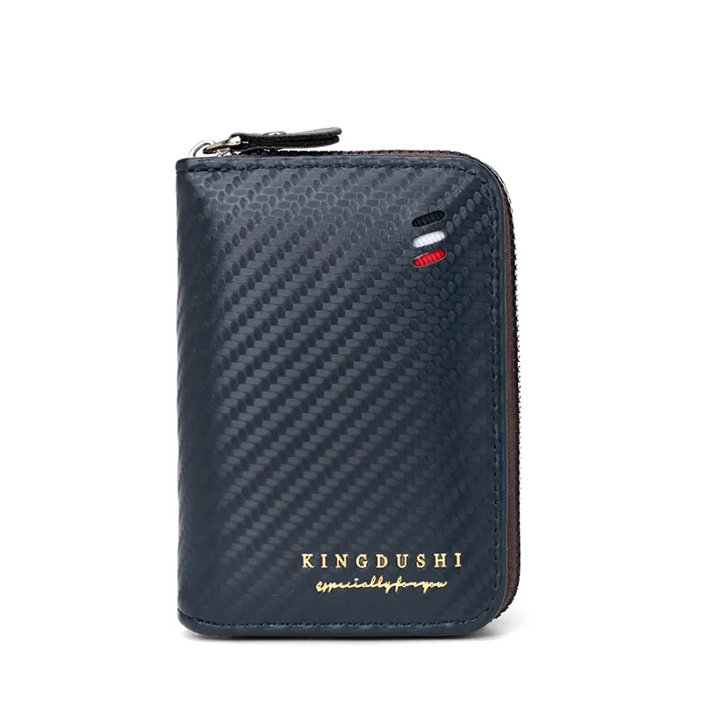 Stylish and Refined Herringbone Men&prime;s Wallet and Card Holder