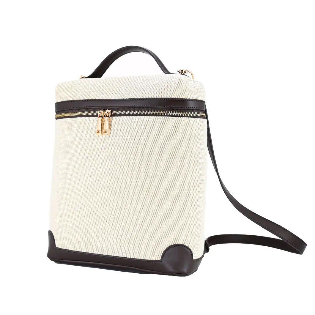 Stylish Woven Fabric Backpack for Women&rsquor; S Work and Daily Use