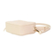 Chic off-White Mini Tote and Crossbody Bag with Chain-Link Accents