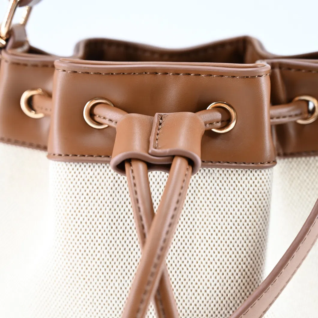 Stylish Brown Leather Backpack with Drawstring Closure for Everyday Use