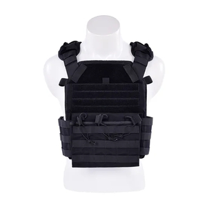 Outdoor Equipment Multifunctional Modular Training Black Tactical Vest with Molle System