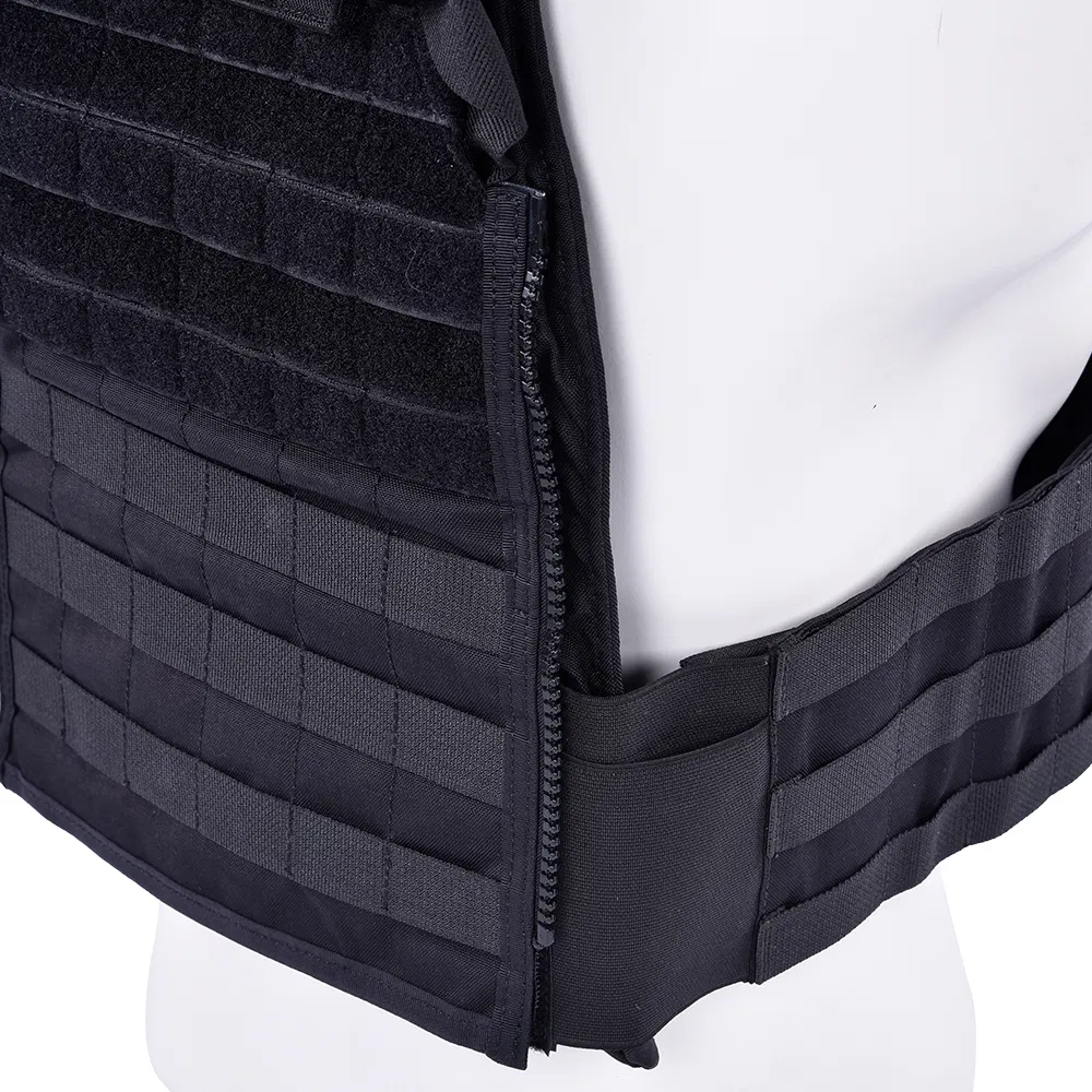 Outdoor Equipment Multifunctional Modular Training Black Tactical Vest with Molle System