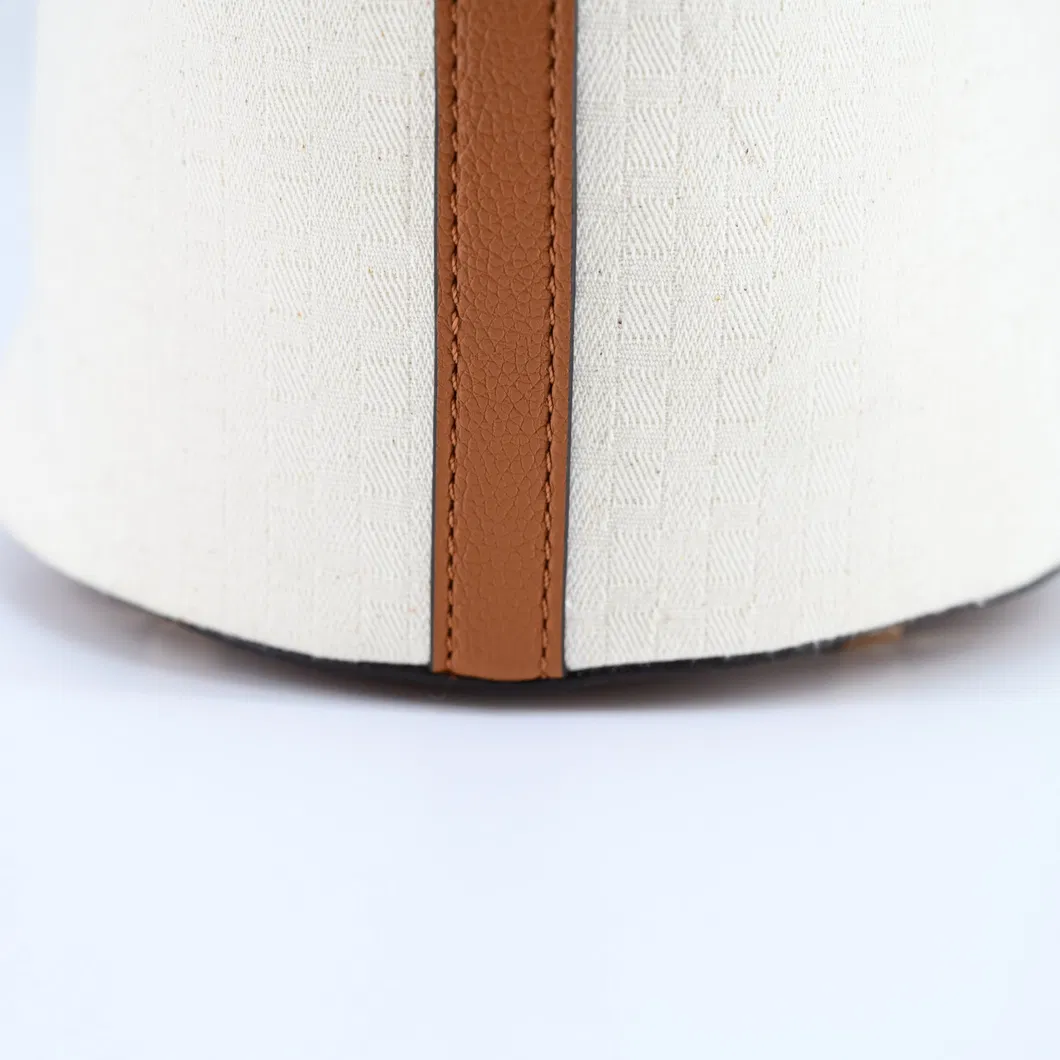Chic Brown Multi-Functional Bucket Handbag for Everyday Style
