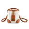 Chic Brown PU Leather Backpack for Women - Sleek and Modern Design