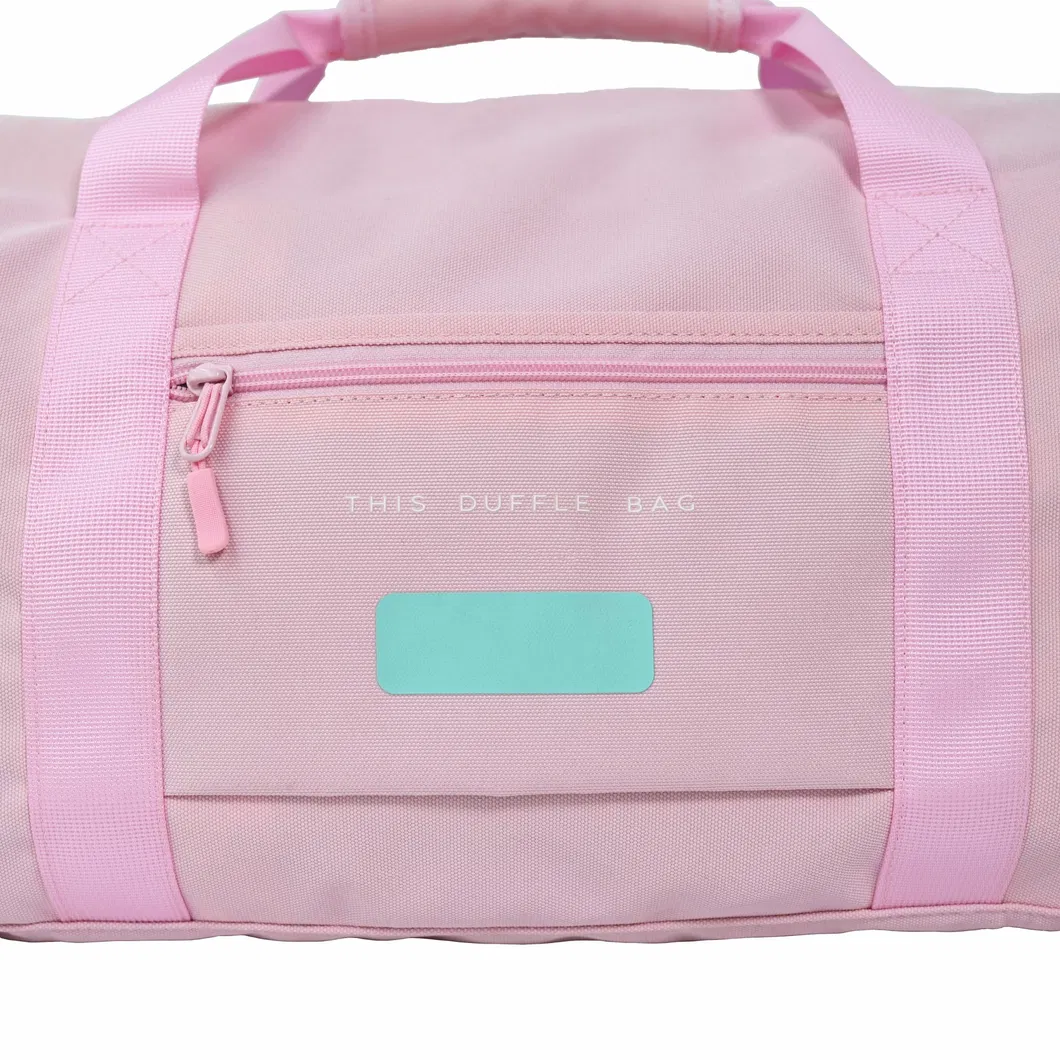 Stylish Pink Ladies&prime; Travel Bag and Handbag with Chic Design