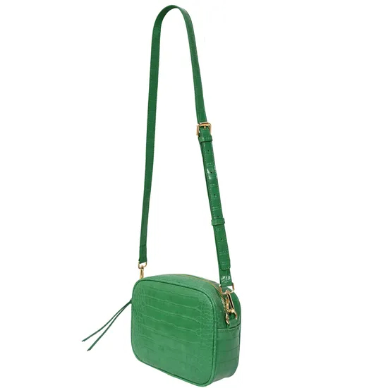 Chic Small Crossbody Bag in Emerald Green for Women