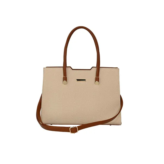 Elegant Brown Women′s Handbag Featuring a Unique High-End Design