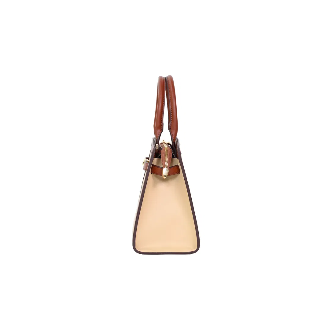Chic Brown PU Tote Bag for Fashion-Forward Women