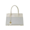 Stylish off-White Women′s Tote Handbag for Daily Use
