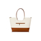Chic Brown and Beige Handbag for Stylish Women