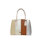 Trendy and Minimalist Women′s Handbag with off-White Splicing