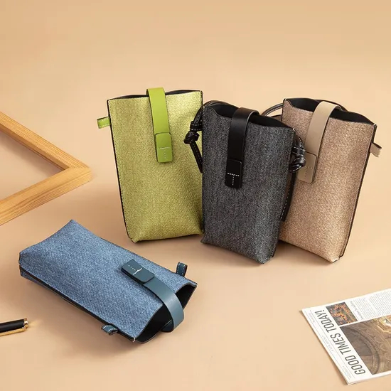 Stylish Minimalist Portable Canvas Storage Pouch for Organizing