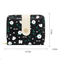 Refreshing Small Floral Design Ladies′ Wallet in Morandi Color Tones