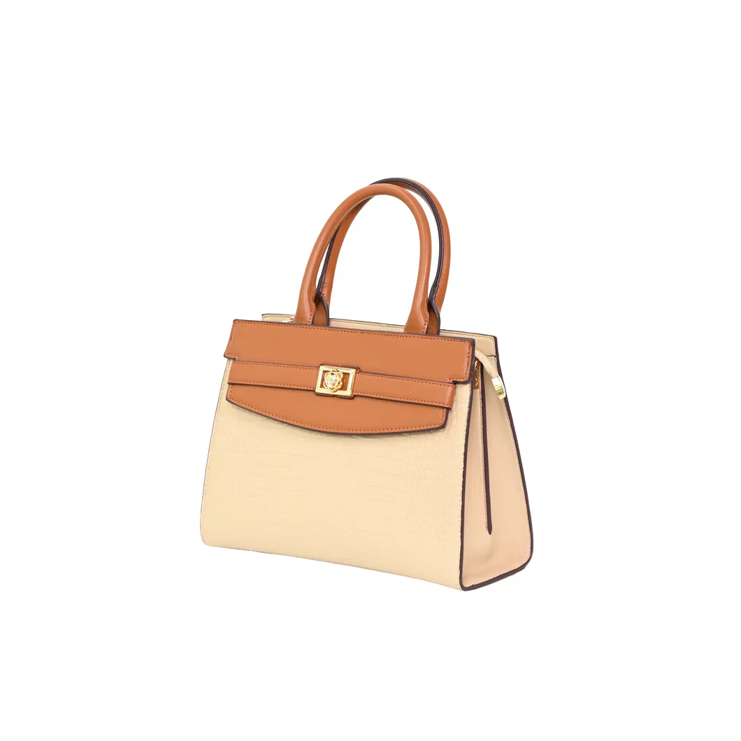 Chic Brown PU Tote Bag for Women: Trendy and Versatile