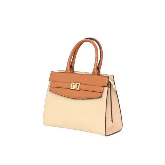 Chic Brown PU Tote Bag for Women: Trendy and Versatile