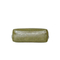 Elegant Olive Green Leather Handbag Exquisite Bead Chain Decoration Classy Shoulder Bag