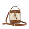 Chic Brown PU Leather Backpack: Modern Drawstring Design for Women
