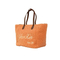 Luxe Orange and Yellow Faux Fur Tote - Fashion-Forward Essential for Women