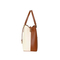 Women′s Elegant Handbag with Sophisticated Beige and Brown Accents