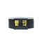 Sophisticated Black Jewelry Box Organizer with Customizable Elegance for Women