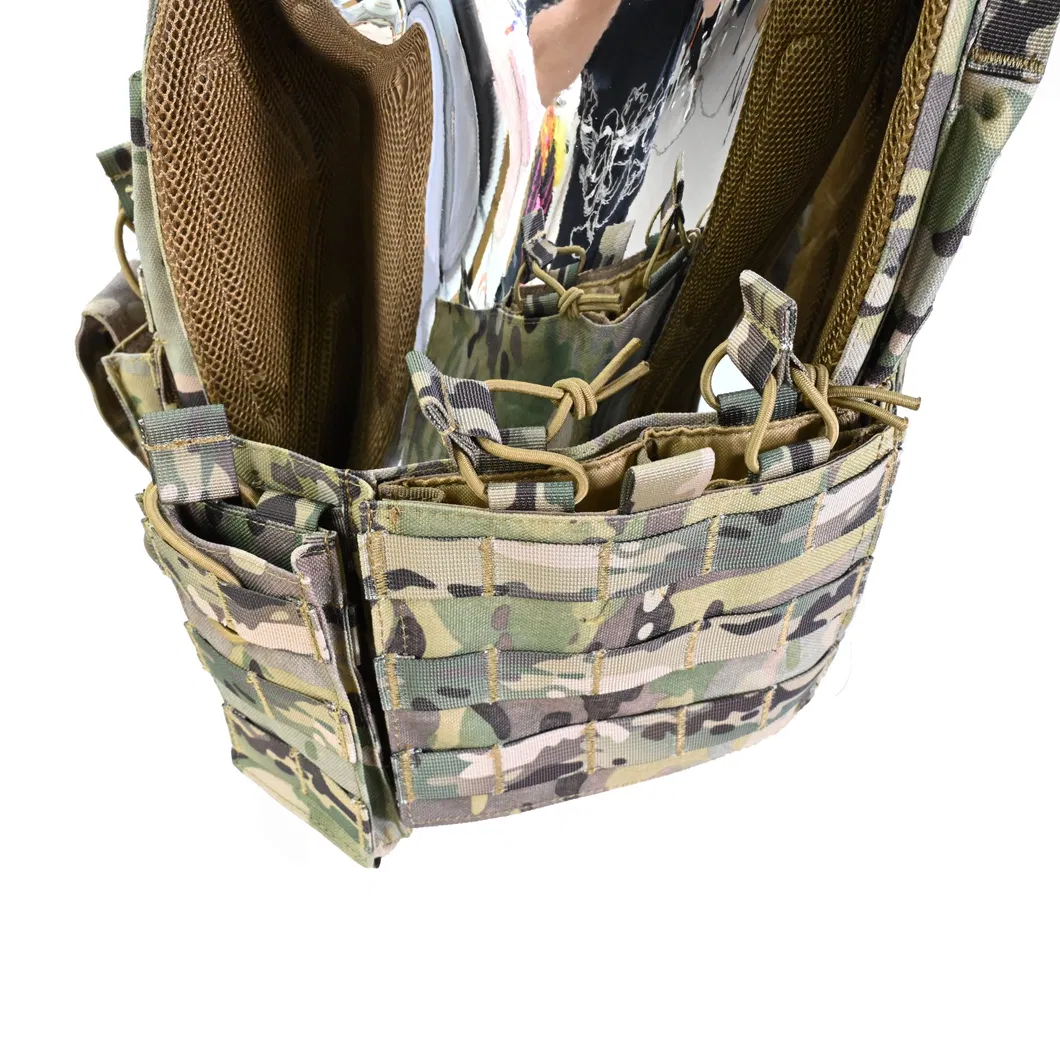Tactical Training Vest with Inner Storage Bag and Ceramic Tray