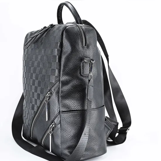 Stylish Black PU Backpack for Women’ S Daily Adventures