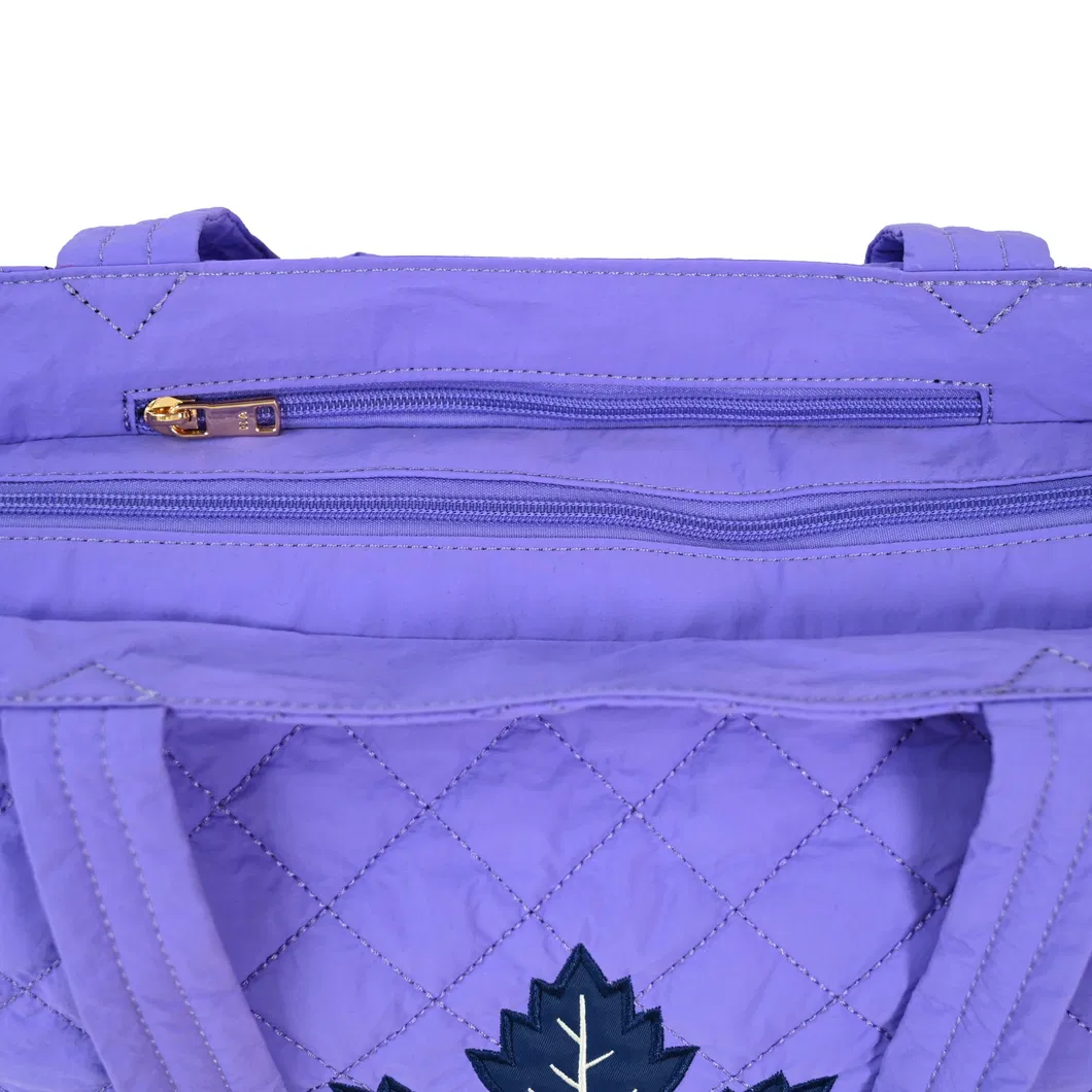 Eco-Friendly Chic Purple Tote Bag Crafted From Sustainable Materials