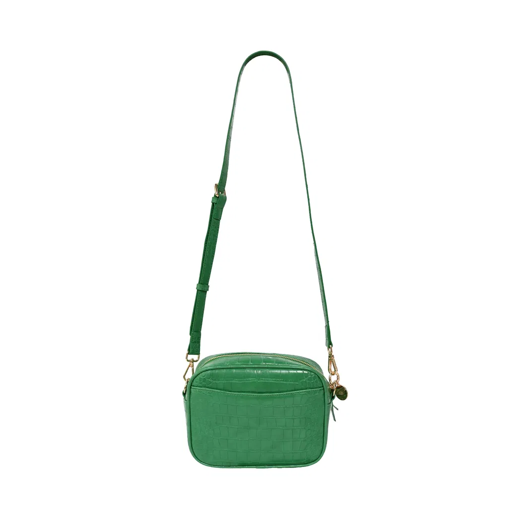 Stylish Python Print Leather Crossbody Bag for Women